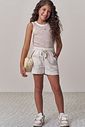 Shorts em moletom sem pelúcia 98170 Lilimoon Teen Menina