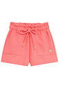 Shorts em moletom sem pelúcia 94714 Kukiê Infantil Menina