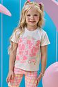 Blusa em meia malha 95444 Kukiê Infantil Menina