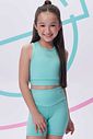 Top cropped em malha UV50 96288 Vic Teen Menina