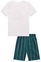 Conjunto de camiseta em meia malha e bermuda em nylon ergonomic com elastano 99010 LucBoo Infantil Menino Conjunto de camiseta em meia malha e bermuda em nylon ergonomic com elastano 99010 LucBoo Infantil Menino
