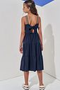 Vestido midi em malha textura 98915 Vic Teen Menina Vestido midi em malha textura 98915 Vic Teen Menina