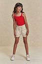 Conjunto de regata em canelado liz e shorts em sarja com elastano 95859 Lilimoon Teen Menina Conjunto de regata em canelado liz e shorts em sarja com elastano 95859 Lilimoon Teen Menina