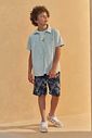 Camisa em linho deluxe 95114 Johnny Fox Teen Menino Camisa em linho deluxe 95114 Johnny Fox Teen Menino