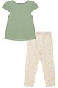 Conjunto de bata em meia malha com calça legging em malha power 96202 Infanti Infantil Menina Conjunto de bata em meia malha com calça legging em malha power 96202 Infanti Infantil Menina