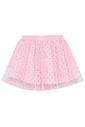 Saia em tule glitter estrelas 97262 Kukiê Infantil Menina