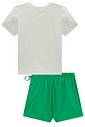 Conjunto de blusa em canelado e short saia em viscolinho sarjado 98708 Kukiê Infantil Menina Conjunto de blusa em canelado e short saia em viscolinho sarjado 98708 Kukiê Infantil Menina