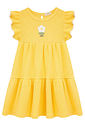 Vestido em malha waffle 96046 Kukiê Infantil Menina Vestido em malha waffle 96046 Kukiê Infantil Menina