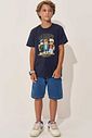 Camiseta em meia malha 97595 Johnny Fox Teen Menino