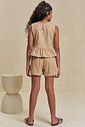 Conjunto de bata e shorts em sarja com elastano 96242 Lilimoon Teen Menina