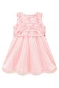 Vestido em tule bordado flores 99139 Kukiê Bebê Menina Vestido em tule bordado flores 99139 Kukiê Bebê Menina