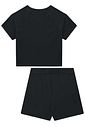Conjunto de blusa e short saia em malha UV50 96532 Vic Teen Menina Conjunto de blusa e short saia em malha UV50 96532 Vic Teen Menina