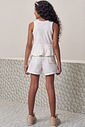 Conjunto de regata balonê em canelado liz com detalhe e shorts em sarja com elastano 99371 Lilimoon Teen Menina
