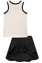 Conjunto de regata em canelado liz e saia em tecido plano aimee com shorts embutido 98623 Lilimoon Teen Menina Conjunto de regata em canelado liz e saia em tecido plano aimee com shorts embutido 98623 Lilimoon Teen Menina