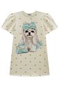 Vestido em molecotton 99122 Infanti Infantil Menina Vestido em molecotton 99122 Infanti Infantil Menina