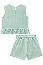 Conjunto de regata e shorts em malha anarruga 97036 Infanti Infantil Menina Conjunto de regata e shorts em malha anarruga 97036 Infanti Infantil Menina