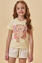 Blusa em meia malha 95532 Kukiê Infantil Menina Blusa em meia malha 95532 Kukiê Infantil Menina