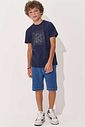 Camiseta em meia malha 97811 Johnny Fox Teen Menino