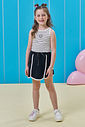Conjunto de blusa em cotton fio tinto e short saia em moletom sem pelúcia 95316 Kukiê Infantil Menina Conjunto de blusa em cotton fio tinto e short saia em moletom sem pelúcia 95316 Kukiê Infantil Menina