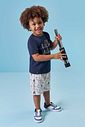 Conjunto de camiseta em meia malha e bermuda em nylon ergonomic com elastano 95453 LucBoo Infantil Menino Conjunto de camiseta em meia malha e bermuda em nylon ergonomic com elastano 95453 LucBoo Infantil Menino