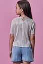 Blusa em plissado 98486 Vic Teen Menina