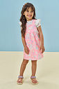 Conjunto de body em cotton e salopete em molecotton 95221 Kukiê Bebê Menina Conjunto de body em cotton e salopete em molecotton 95221 Kukiê Bebê Menina