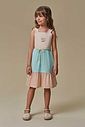 Vestido em tricoline com elastano 97031 Infanti Infantil Menina