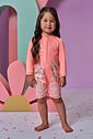 Macacão em malha UV dry com proteção UV 50+ 93213 Infanti Bebê Menina Macacão em malha UV dry com proteção UV 50+ 93213 Infanti Bebê Menina