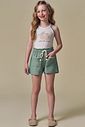Conjunto de regata em canelado liz com shorts em molevisco 96413 Infanti Infantil Menina