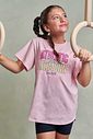 Conjunto de camiseta over em meia malha e shorts em malha poliamida com proteção UV 50+ 96493 Lilimoon Teen Menina Conjunto de camiseta over em meia malha e shorts em malha poliamida com proteção UV 50+ 96493 Lilimoon Teen Menina
