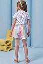 Conjunto de blusa em meia malha e shorts em molecotton 95682 Infanti Infantil Menina Conjunto de blusa em meia malha e shorts em molecotton 95682 Infanti Infantil Menina