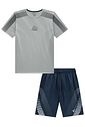 Conjunto de camiseta em malha dry yuki e bermuda em nylon ergonomic com elastano 96067 Johnny Fox Teen Menino Conjunto de camiseta em malha dry yuki e bermuda em nylon ergonomic com elastano 96067 Johnny Fox Teen Menino