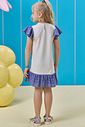 Vestido em molecotton e tecido laise 93684 Kukiê Infantil Menina
