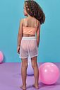Trio de biquíni em malha com proteção UV50+ e short saída de praia em tela fashion 99117 Kukiê Infantil Menina Trio de biquíni em malha com proteção UV50+ e short saída de praia em tela fashion 99117 Kukiê Infantil Menina