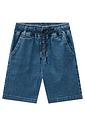 Bermuda em jeans guga com elastano 95409 LucBoo Infantil Menino