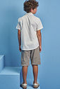 Conjunto de camisa em linho deluxe e bermuda em linho santorine com elastano 93324 Johnny Fox Teen Menino Conjunto de camisa em linho deluxe e bermuda em linho santorine com elastano 93324 Johnny Fox Teen Menino