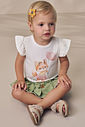 Conjunto de body em cotton e tapa fralda em linho com elastano 98573 Infanti Bebê Menina Conjunto de body em cotton e tapa fralda em linho com elastano 98573 Infanti Bebê Menina
