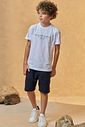 Bermuda em sarja stretch 96064 Johnny Fox Teen Menino Bermuda em sarja stretch 96064 Johnny Fox Teen Menino