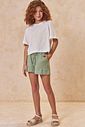 Conjunto de blusa em meia malha e shorts em malha big waffle 95498 Lilimoon Teen Menina Conjunto de blusa em meia malha e shorts em malha big waffle 95498 Lilimoon Teen Menina