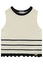 Blusa em tricô 100% algodão 98274 Vic Teen Menina Blusa em tricô 100% algodão 98274 Vic Teen Menina