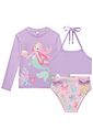 Trio de blusa e biquíni em malha UV dry com proteção UV 50+ 96616 Infanti Infantil Menina Trio de blusa e biquíni em malha UV dry com proteção UV 50+ 96616 Infanti Infantil Menina