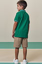 Conjunto de camisa polo em meia malha e bermuda em sarja girassol com elastano 98440 LucBoo Infantil Menino Conjunto de camisa polo em meia malha e bermuda em sarja girassol com elastano 98440 LucBoo Infantil Menino