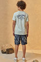 Camiseta em meia malha 96391 Johnny Fox Teen Menino
