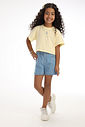 Blusa em meia malha 94349 Kukiê Infantil Menina Blusa em meia malha 94349 Kukiê Infantil Menina