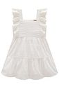 Vestido em tricoline bordado 98390 Infanti Bebê Menina Vestido em tricoline bordado 98390 Infanti Bebê Menina