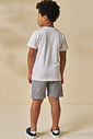Conjunto de camiseta em malha meia e bermuda em moletom sem pelúcia 97167 LucBoo Infantil Menino Conjunto de camiseta em malha meia e bermuda em moletom sem pelúcia 97167 LucBoo Infantil Menino