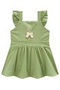 Vestbody em linho com elastano 98086 Infanti Bebê Menina Vestbody em linho com elastano 98086 Infanti Bebê Menina