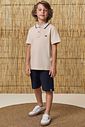 Conjunto de camisa polo em piquet com elastano e bermuda em linho santorine 99062 LucBoo Infantil Menino Conjunto de camisa polo em piquet com elastano e bermuda em linho santorine 99062 LucBoo Infantil Menino