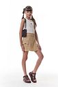 Short saia em sarja com elastano 95592 Vic Teen Menina Short saia em sarja com elastano 95592 Vic Teen Menina