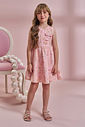 Vestido em light peach 96552 Kukiê Infantil Menina